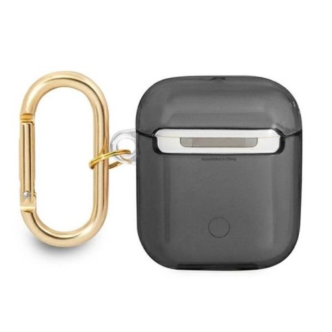 Etui Guess Strap Collection na AirPods 1/2 - czarne Guess