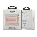 Etui Guess Strap Collection na AirPods Pro - różowe Guess