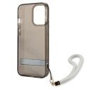 Etui Guess Translucent Strap na iPhone 13 Pro / iPhone 13 - czarne Guess