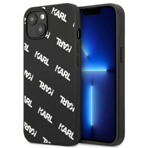 Etui Karl Lagerfeld Allover na iPhone 13 mini - czarne Karl Lagerfeld