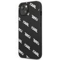 Etui Karl Lagerfeld Allover na iPhone 13 mini - czarne Karl Lagerfeld