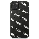 Etui Karl Lagerfeld Allover na iPhone 13 mini - czarne Karl Lagerfeld