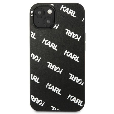 Etui Karl Lagerfeld Allover na iPhone 13 mini - czarne Karl Lagerfeld