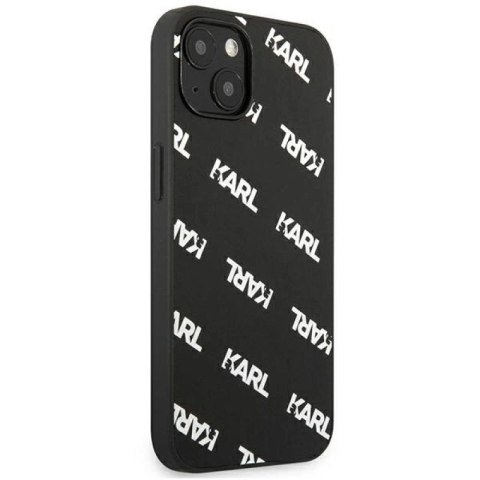 Etui Karl Lagerfeld Allover na iPhone 13 mini - czarne Karl Lagerfeld