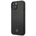 Etui Mercedes Dynamic Line na iPhone 13 mini - czarne Mercedes
