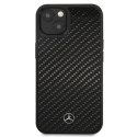 Etui Mercedes Dynamic Line na iPhone 13 mini - czarne Mercedes