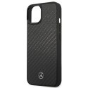 Etui Mercedes Dynamic Line na iPhone 13 mini - czarne Mercedes