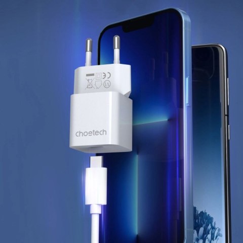 Ładowarka sieciowa Choetech PD5010 USB-C 20W - biała Choetech
