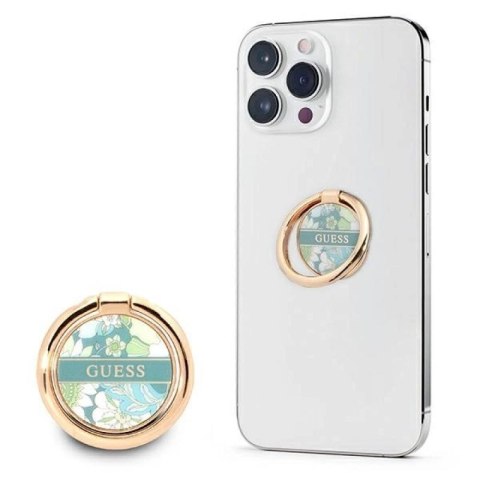 Ring Guess Flower Collection - zielony Guess