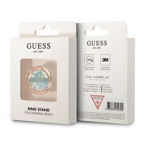 Ring Guess Flower Collection - zielony Guess