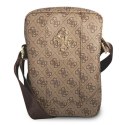 Torba Guess 4G Big Metal Logo na tablet 8'' - brązowa
