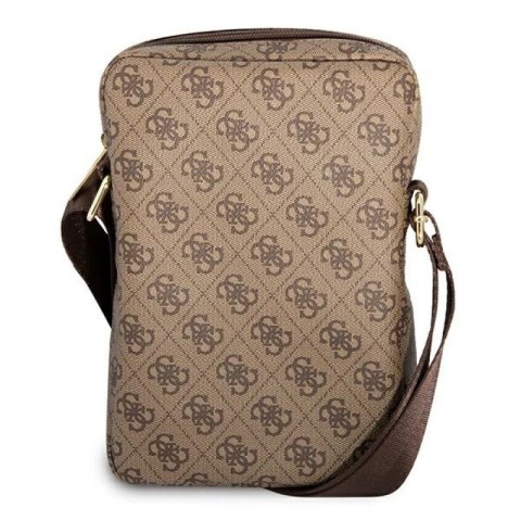 Torba Guess 4G Big Metal Logo na tablet 8'' - brązowa