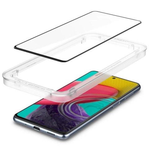 Szkło hartowane Spigen ALM Glass FC na Samsung Galaxy M53 5G - czarne Spigen