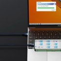 Baseus Flash Series Ⅱ kabel 3w1 do szybkiego ładowania USB-A do USB-C / Micro-USB / Lightning 66W 480Mb/s 1.2m niebieski Baseus