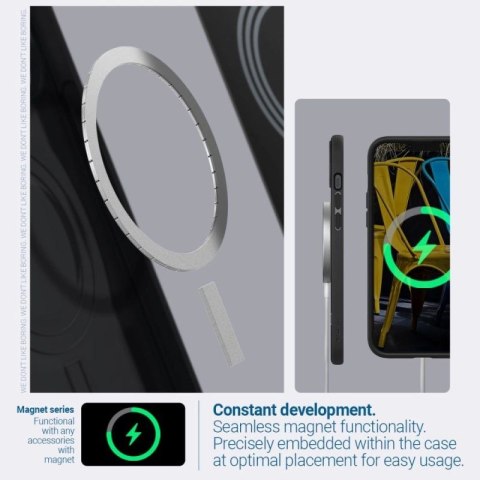 Etui Caseology Parallax Mag MagSafe na iPhone 14 Plus - czarny mat Spigen