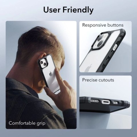 Etui ESR Air Armor na iPhone 14 Plus - przezroczysto-czarne ESR