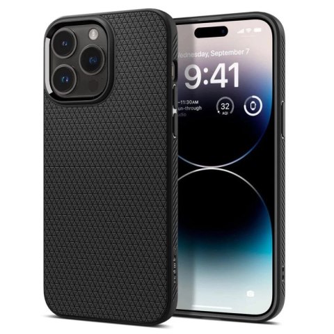 Etui Spigen Liquid Air na iPhone 14 Pro - czarny mat Spigen