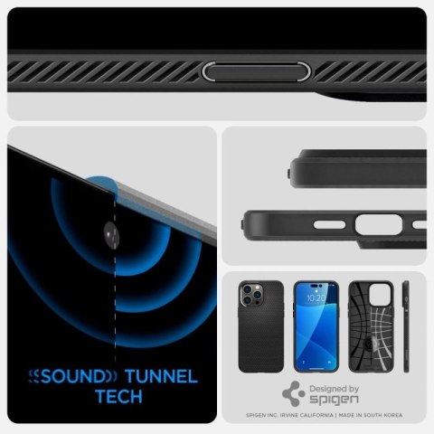 Etui Spigen Liquid Air na iPhone 14 Pro - czarny mat Spigen