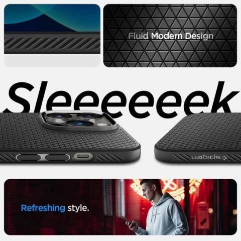 Etui Spigen Liquid Air na iPhone 14 Pro - czarny mat Spigen