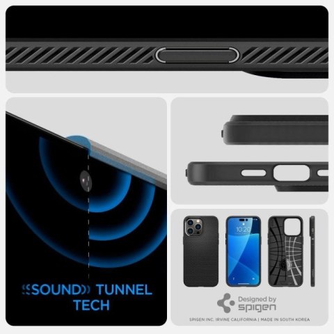 Etui Spigen Liquid Air na iPhone 14 Pro - czarny mat Spigen