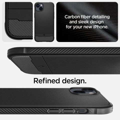 Etui Spigen Rugged Armor Mag z MagSafe na iPhone 14 - czarny mat Spigen