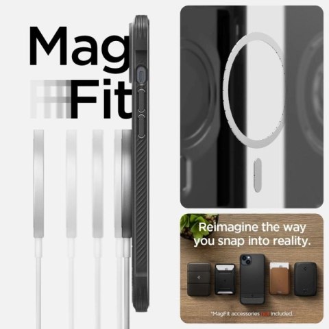 Etui Spigen Rugged Armor Mag z MagSafe na iPhone 14 - czarny mat Spigen