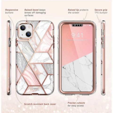 Etui Supcase Cosmo na iPhone 14 Plus - różowy marmur Supcase