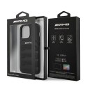 Etui AMG Leather Debossed Lines na iPhone 14 Pro Max - czarne Mercedes