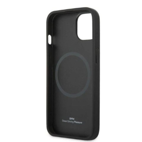 Etui BMW Signature Logo Imprint MagSafe na iPhone 14 Plus - czarne BMW