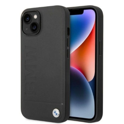 Etui BMW Signature Logo Imprint MagSafe na iPhone 14 - czarne BMW