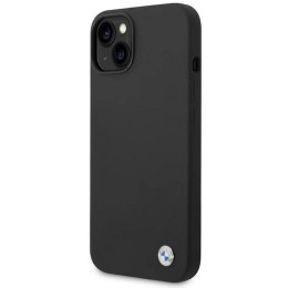 Etui BMW Silicone Metal Logo na iPhone 14 Plus - czarne BMW