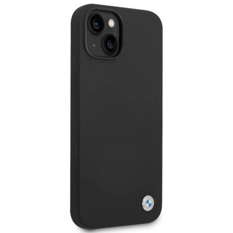 Etui BMW Silicone Metal Logo na iPhone 14 Plus - czarne BMW