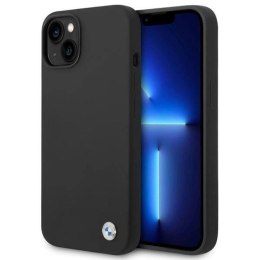 Etui BMW Silicone Metal Logo na iPhone 14 - czarne BMW
