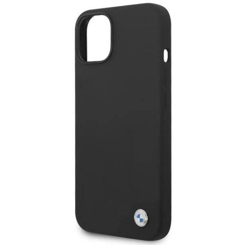 Etui BMW Silicone Metal Logo na iPhone 14 - czarne BMW