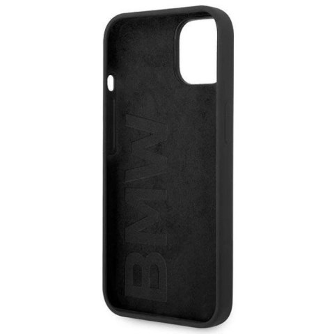 Etui BMW Silicone Metal Logo na iPhone 14 - czarne BMW