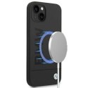Etui BMW Silicone Signature Logo MagSafe na iPhone 14 Plus - czarne BMW