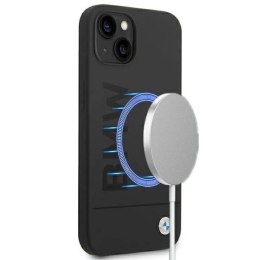 Etui BMW Silicone Signature Logo MagSafe na iPhone 14 Plus - czarne BMW