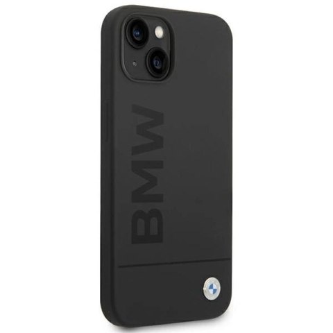 Etui BMW Silicone Signature Logo MagSafe na iPhone 14 Plus - czarne BMW