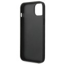 Etui Ferrari Leather Stamp Sides na iPhone 14 Plus - czarne Ferrari