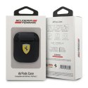 Etui Ferrari On Track Leather na AirPods 1/2 - czarne Ferrari