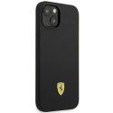 Etui Ferrari Silicone Metal Logo na iPhone 14 - czarne Ferrari