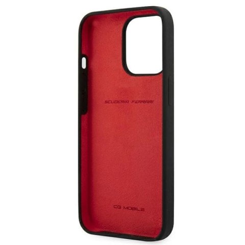 Etui Ferrari Silicone na iPhone 13 Pro / iPhone 13 - czarne Ferrari