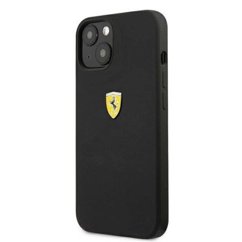 Etui Ferrari Silicone na iPhone 13 mini - czarne Ferrari
