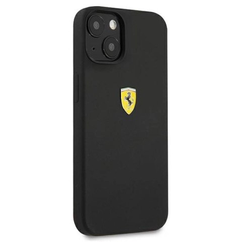 Etui Ferrari Silicone na iPhone 13 mini - czarne Ferrari