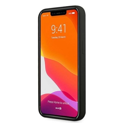 Etui Ferrari Silicone na iPhone 13 mini - czarne Ferrari