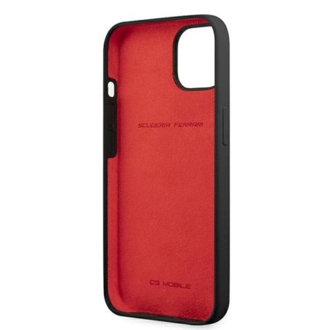 Etui Ferrari Silicone na iPhone 13 mini - czarne Ferrari