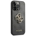 Etui Guess 4G Big Metal Logo na iPhone 14 Pro Max - szare Guess