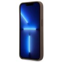 Etui Guess 4G Big Metal Logo na iPhone 14 Pro - brązowe Guess