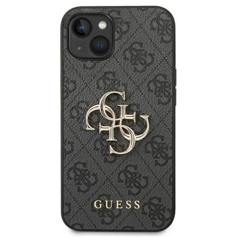 Etui Guess 4G Big Metal Logo na iPhone 14 - szare Guess