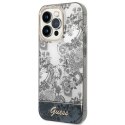 Etui Guess Porcelain Collection na iPhone 14 Pro - szare Guess
